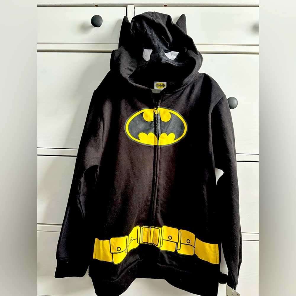 Batman Black and Yellow Kids Hoodie